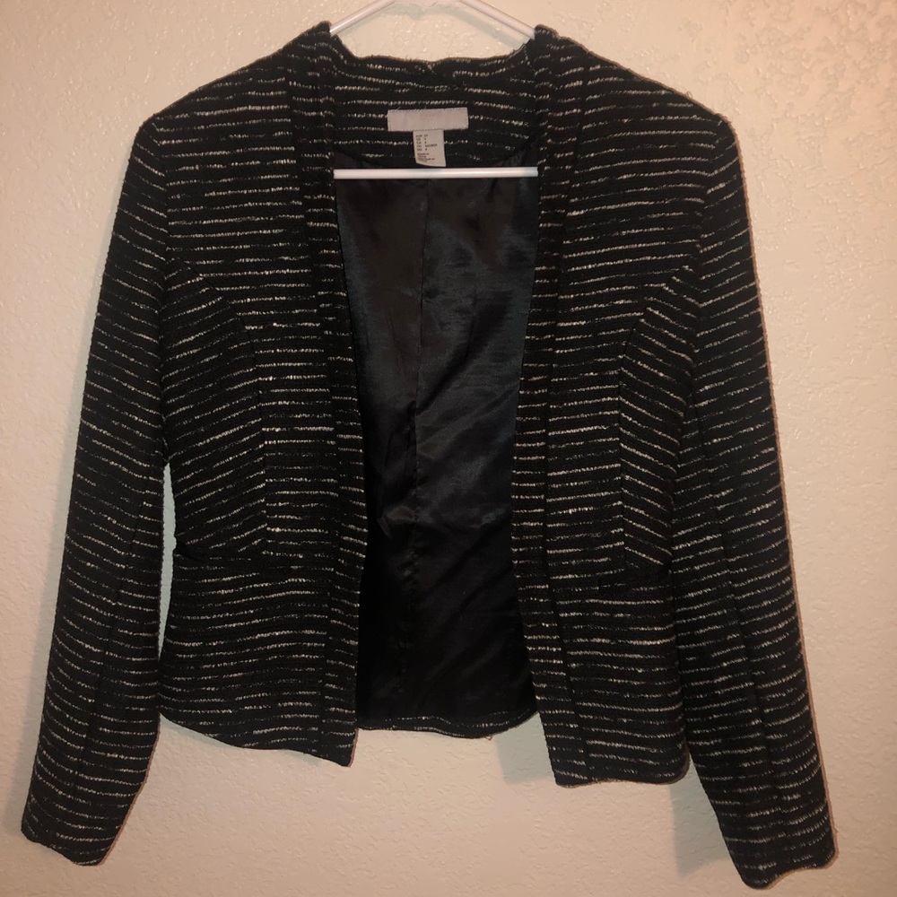 Black and White Blazer